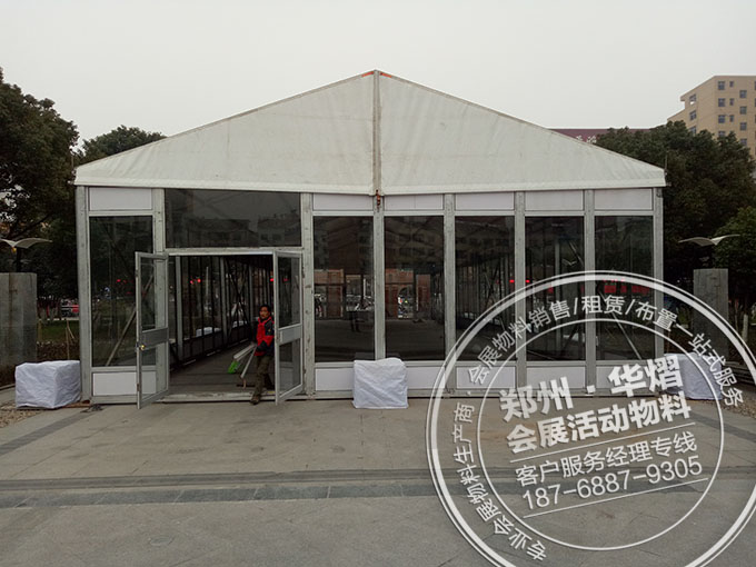 信阳固始陈元光广场玻璃篷房出租搭建
