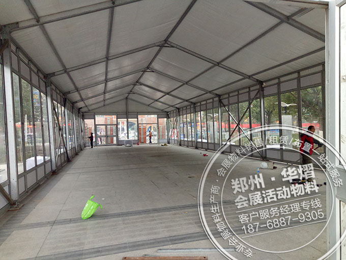 信阳固始陈元光广场玻璃篷房出租搭建