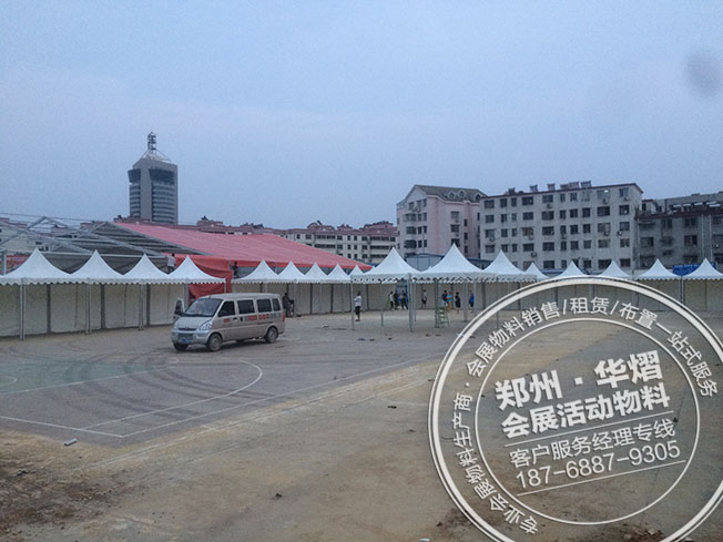 南阳台湾美食节欧式尖顶帐篷出租